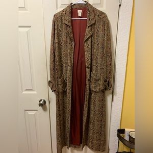 J. Jill tapestry duster